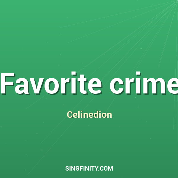 Favorite crime